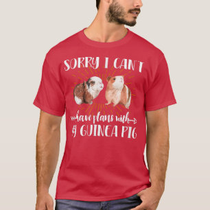 T-shirt Désolé, je ne peux pas avoir de plans avec mon ani