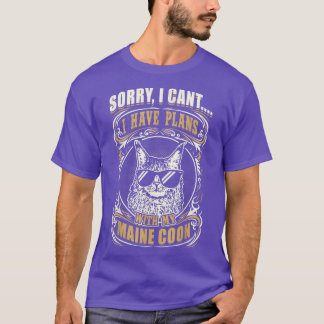 T-shirt Désolé, je ne peux pas avoir de plans avec mon cha