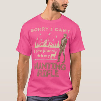 T-shirt Désolé, Je Ne Peux Pas Avoir Des Plans Avec Mon Fu
