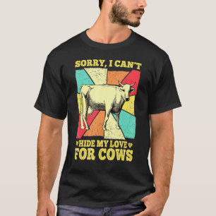 T-shirt Désolé je ne peux pas cacher mon amour pour les va
