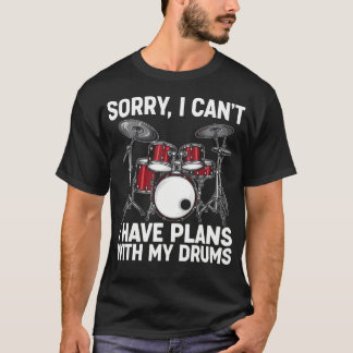 T-shirt Désolé je ne peux pas j'ai des plans avec mon