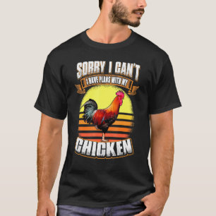 T-shirt Désolé je ne peux pas j'ai des plans avec mon aman