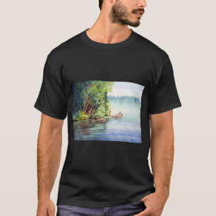 T-shirt Désolé je ne peux pas, mes poissons ont besoin de