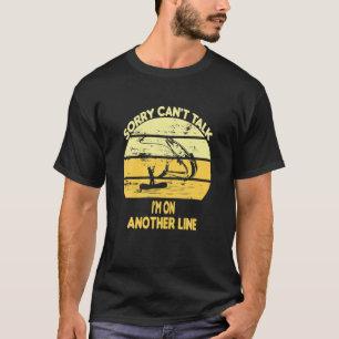 T-shirt Désolé Je ne peux pas parler Je suis sur une autre