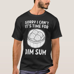 T-shirt Désolé je peux pas C'est L'heure Des Boulettes Dim