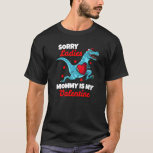 T-shirt Désolé Maman Est Mon Saint Valentin Garçons Coeurs