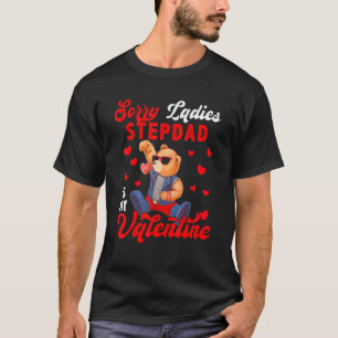 T-shirt Désolé Mignonnes Dames Stepdad Est Mon Ours Valent