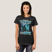 T-shirt Désolé, Mon Bouton Est En Rupture Mais Mon Bite M (Devant entier)