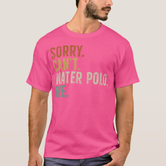 T-shirt Désolé Ne Peux Pas Aquareller Polo Bye