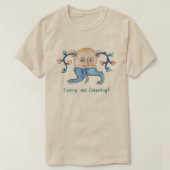 T-shirt "Désolé, pas à écouter" (Design devant)