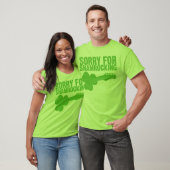 T-shirt Désolé pour Shamrocking (Unisexe)