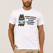 T-shirt Désolé Sally, début printemps (Devant)