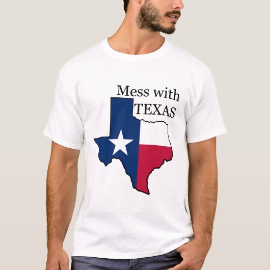 T-shirt Désordre avec le Texas (Devant)
