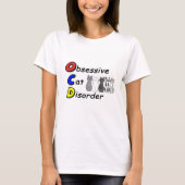 T-shirt Désordre obsédant de chat (Devant)