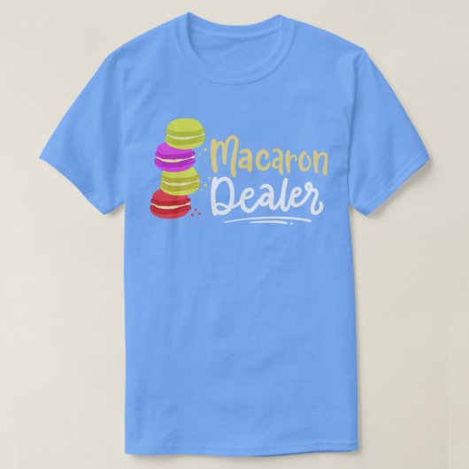 T-shirt Dessert de revendeur Macaron (Design devant)