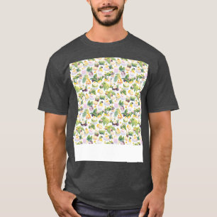 T-shirt Dessert Pâtisserie Motif sans Seamless Kawaii Cute