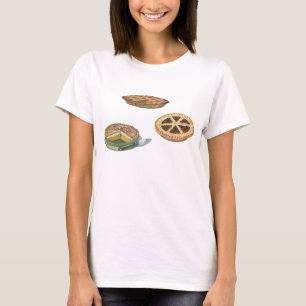 T-shirt Desserts Anciens, Pies de Thanksgiving, Pécan Citr
