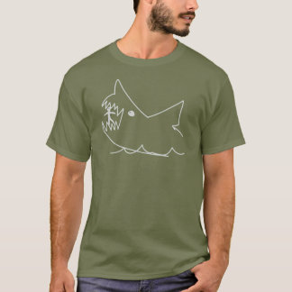 T-shirt Dessin à la craie des Dents de la mer