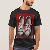 T-shirt Dessin À La Main De Chaussures Drôle (Devant)