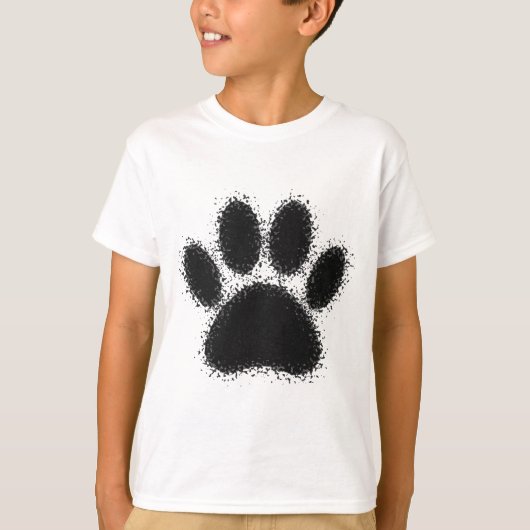 T-shirt Dessin à mâchoire de chien (Devant)