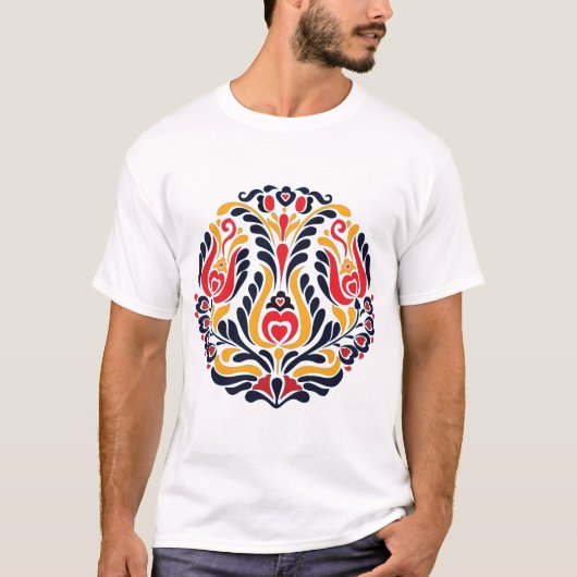 T-shirt Dessin abstrait (Devant)