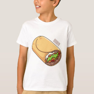 T-shirt dessin animé de Burrito