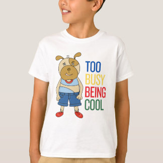 T-shirt Dessin animé de chiot adorable Chien mignon Tout-p