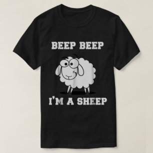 T-shirt Dessin animé de mouton Funny Beep Beep