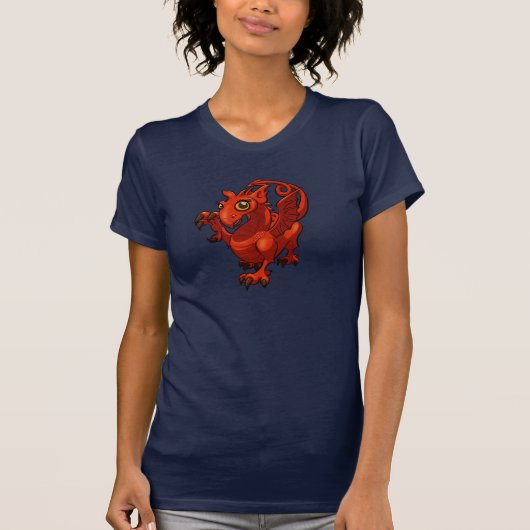 T-shirt Dessin animé de Rampant Petit Welsh (Devant)