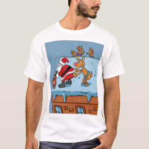 T-shirt Dessin animé de Santa Claus christmas