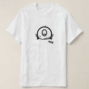 T-shirt Dessin animé drôle borgne « Meh »