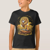 T-shirt Dessin animé Petit Roi Lion (Devant)