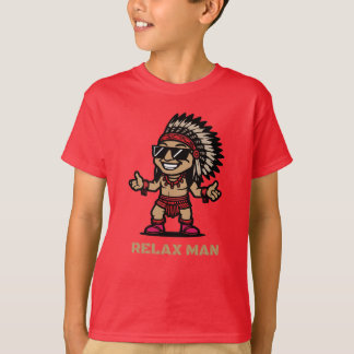 T-shirt dessin animé relax homme