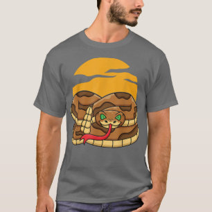 T-shirt Dessin animé Snake I Kids I Rattlesnake I Children