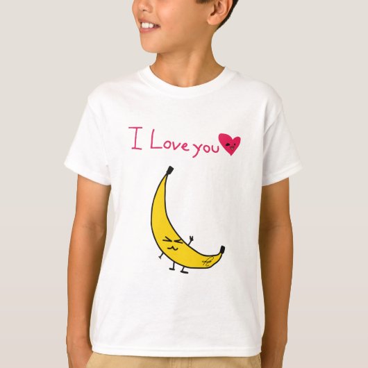 T-shirt Dessin Banana Cute Baby (Devant)