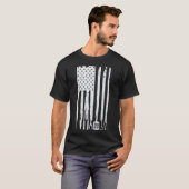 T-shirt Dessin BBQ drôle ! Pour les fans de fumer (Devant entier)
