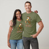 T-shirt Dessin Cheeky Singe. Singe (Unisexe)