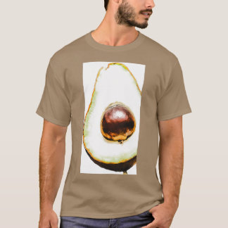 T-shirt Dessin couleur de l'avocat