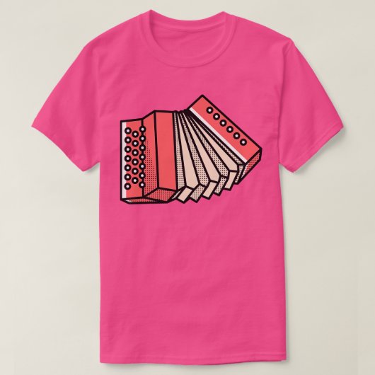 T-shirt Dessin d'accordiation rétro amusant (Design devant)