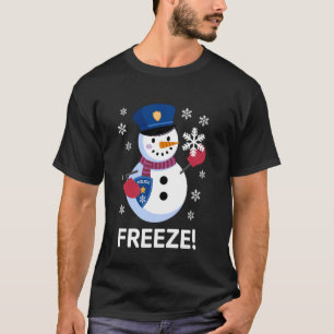 T-shirt Dessin d'agent de police drôle pour hommes femmes 