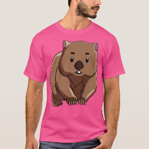 T-shirt Dessin d'animal australien migre Wombat