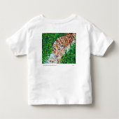 T-Shirt : Dessin de bébé d'un tigre (Dos)