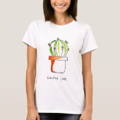 T-shirt Dessin de cactus mexicain mignon (Devant)