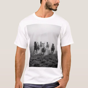 T-shirt Dessin de charbon de cheval Majestic - Grace et St
