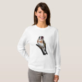 T-shirt Dessin de chardonneret (Devant entier)