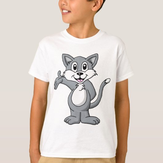 T-shirt Dessin de chat (Devant)
