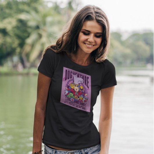 T-shirt Dessin de Chiens Superhero