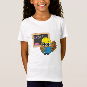 T-Shirt Dessin de chouette écolière