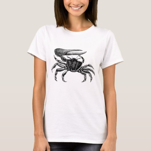 T-shirt Dessin de crabe de violoneur (Devant)