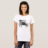 T-shirt Dessin de crabe de violoneur (Devant entier)
